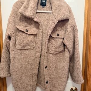 Ci Sono Tan Sherpa Outerwear
